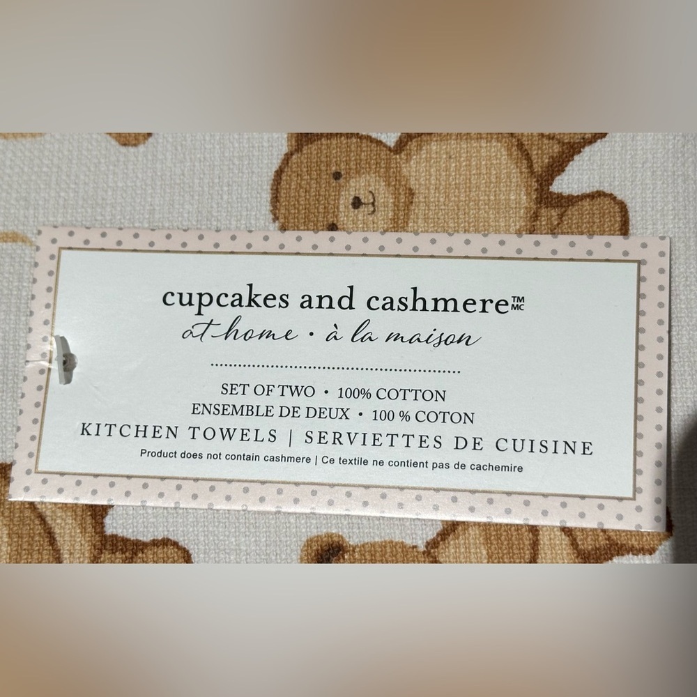 ✨NWT✨ cupcakes & cashmere: Set of 2 Kitchen Towels - Picture 3 of 3